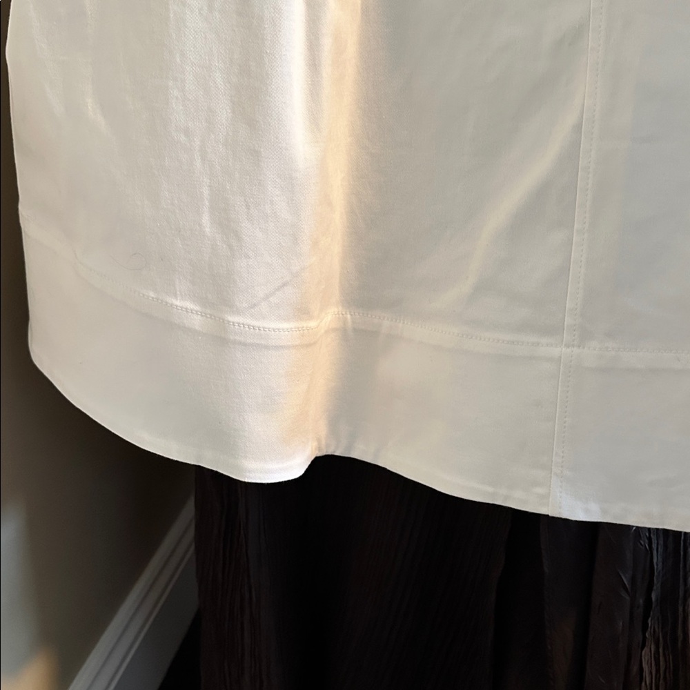 Zara pleated white midi skirt - Picture 8 of 8